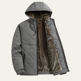 The Corvara Men’s Thick Plush Fleece Lined Winter Hooded Coat
