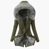 Cozy Women's Winter Coat with Hood – Insulated & Warm