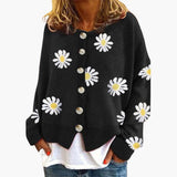 Women’s Cardigan with Floral Pattern