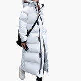 Women’s Long Down Coat with Hood