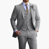 Men’s Formal Suit Set with Vest