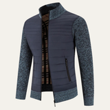 The Hillston Men’s Padded Stand Collar Winter Zip Up Jacket