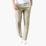 Men's Summer Pants with Drawstring and Side Pockets
