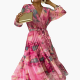 Long-Sleeve Summer Dress - Women's Fashion for Sunny Days