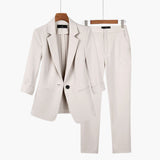 Women’s Suit Set with Blazer and Trousers