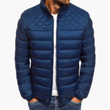 Elegant Padded Jacket - Men's Winter Jacket with Zipper