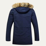 The Messina Men's Thicken Winter Fur Collar Parka Jacket