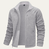 The Alghero Men’s Full Zip Warm Knitted Fleece Zip Jacket