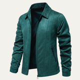 The Northgate Men's Casual Zip Up Biker Leather Jacket