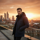 The Bellshire Men’s Insulated Winter Parka Jacket with Hood