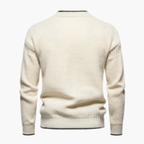 Classic Men's Knit Sweater – Comfortable & Stylish in Winter