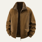 The Cardiff Men's Fleece Lined Reversible Bomber Jacket