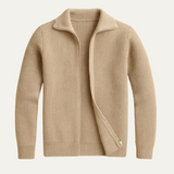 The Weymouth Men's Trendy Chunky Knit Full Zip Sweater