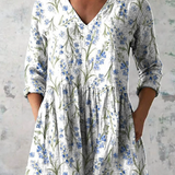 Brielle | Long Blouse with Expressive Pattern