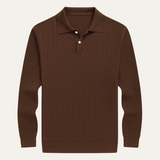 The Fort William Men's Business Knit Polo Sweater