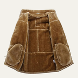 The Kingsley Men’s Shearling Suede Leather Coat – Winter Warm Jacket