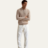 The Berkhamsted Men's Half Zip Lightweight Knit Sweater