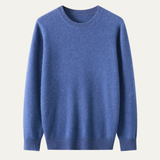 The Madeira Men’s Casual Merino Wool O Neck Winter Sweater