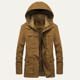 The Catania Men's Military Thick Warm Hooded Winter Jacket with Multi Pocket