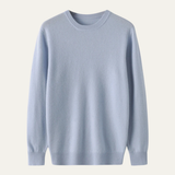 The Madeira Men’s Casual Merino Wool O Neck Winter Sweater