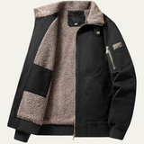 The Wareham Men’s Shearling Line Winter Bomber Jacket