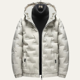 The Ravenshire Men’s Ski Winter Jacket – Warm Insulated Skiing Hooded Parka – Khaki