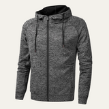 The Portstewart Men's Casual Hooded Zip Up Jacket