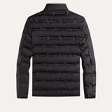 The Windmere Men’s Heated Down Jacket – Winter Ski Jacket with Thermal Lining – Black