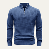 The Westbourne Men’s Quarter Zip Knit Winter Sweater