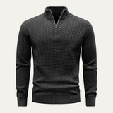 The Westbourne Men’s Quarter Zip Knit Winter Sweater