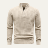 The Westbourne Men’s Quarter Zip Knit Winter Sweater