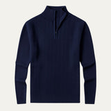 The Courchevel Quarter Zip Cashmere Sweater for Men