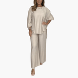 Loungewear Set for Women – Wide Pants & Loose Blouse