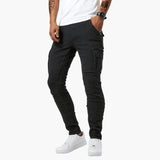 Men’s Cargo Jeans with Stretch and Pockets