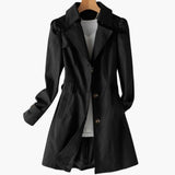 Women’s Trench Coat with Adjustable Waist