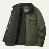 The Warwick Men’s Warm Fleece Lined Outdoor Winter Jacket