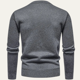 The North Ridge Men’s Warm Diamond Pattern Crew Neck Knit Sweater