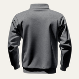 The Silverbrook Men’s Warm Stand Collar Trendy Half Zip Sweater