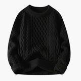 Casual Men's Knit Sweater – Warm & Stylish in Winter