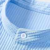 Men's Shirt with Stand Collar - Slim Fit, Elegant & Modern