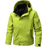 Men's Ski Jacket with Hood and Zipper