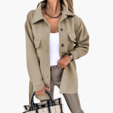 Women’s Jacket with Buttons and Chest Pockets