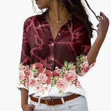 Summer Top for Women with Floral Print - Casual & Modern