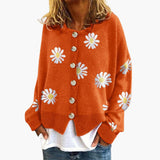 Women’s Cardigan with Floral Pattern