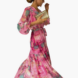 Long-Sleeve Summer Dress - Women's Fashion for Sunny Days