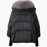 Elegant Women's Winter Jacket with Faux Fur Collar – Warm & Stylish
