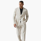 Men's Suit Set with Blazer and Pants for Spring Summer