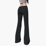 Flared Knitted Trousers for Women – Comfortable & Stylish