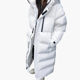 Women’s Long Down Coat with Hood