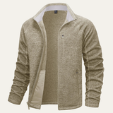 The Alghero Men’s Full Zip Warm Knitted Fleece Zip Jacket